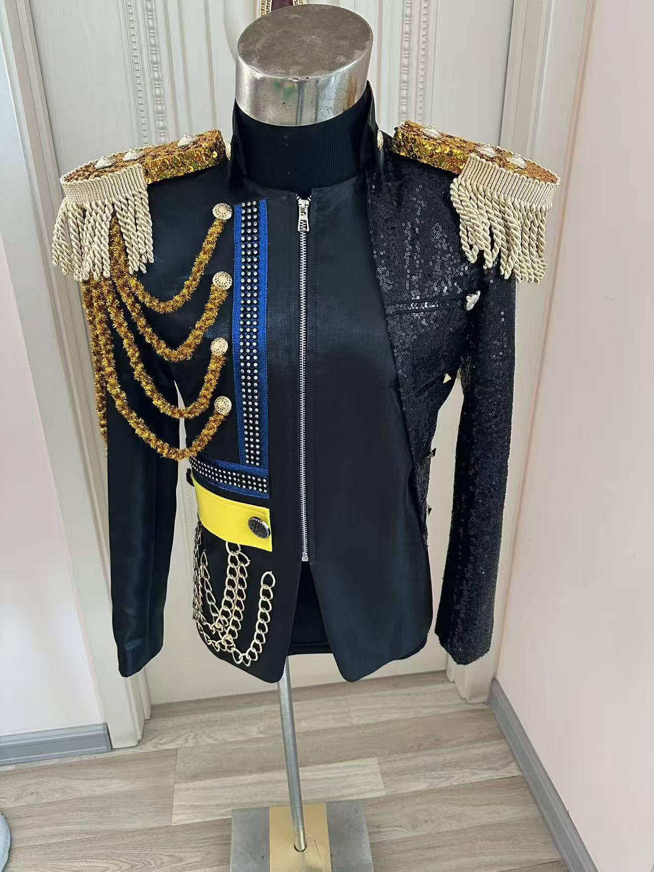 Formal Wear For Men In Wedding - New Men Tassel Royal Jacket Wedding