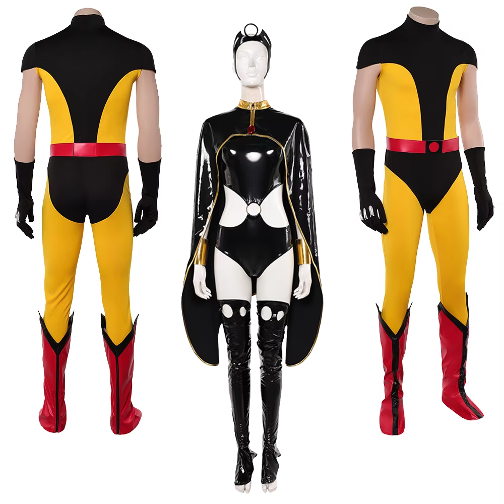 Men Formal Wear Set - Wolf Logan Cosplay Bodysuit Storm Ororo