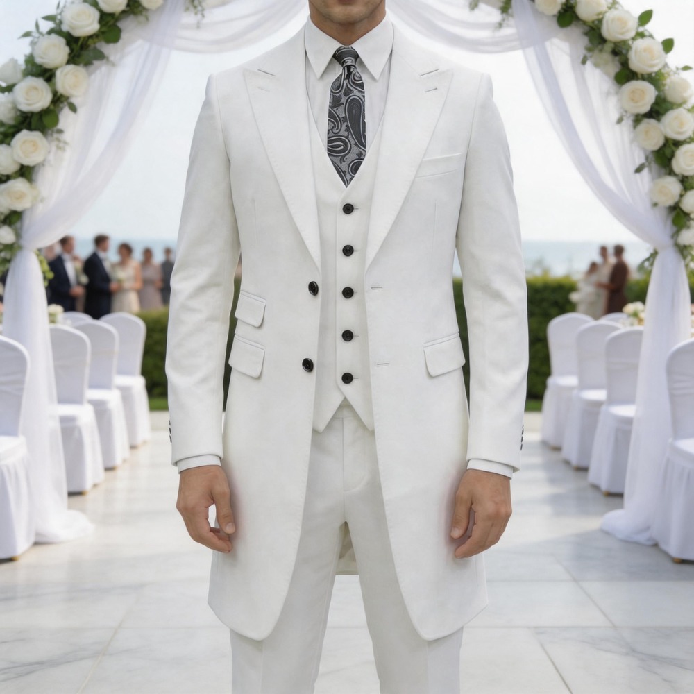 Formal Wear For Men In Wedding - Slim Fit 3 Pieces Formal Men