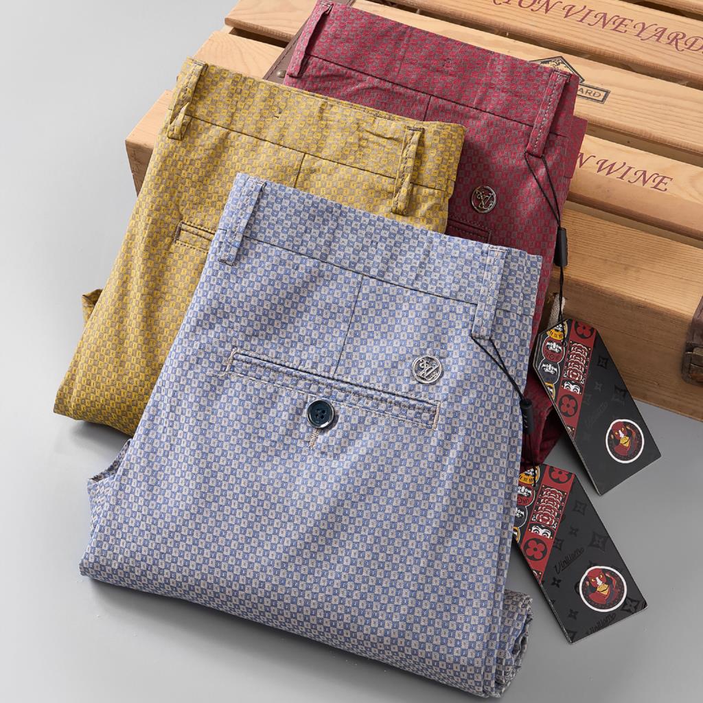 Men Formal Wear Set - Plaid Casual Pants Men Korea Fashion