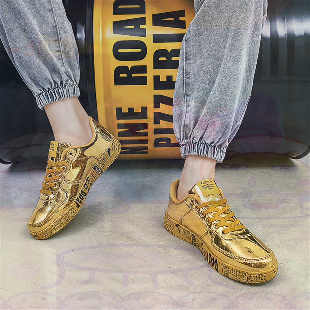 Formal Wear For Men Yellow - Round Foot Size 45 Sneakers Wholesale