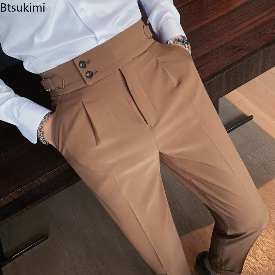 Men Formal Wear Set - New 2026 Men's Solid Color Suit