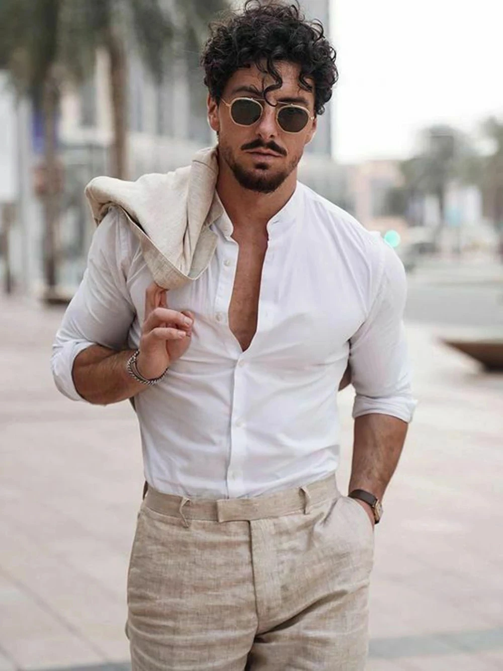 Summer Beach Business Linen Me - огляд і ціна Formal Men Party Wear Jacket