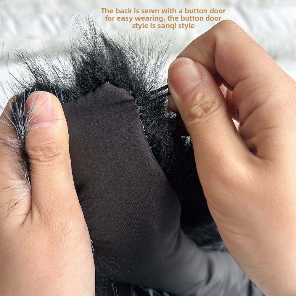 Trim Long Scarf Faux Fox Fur S - огляд і ціна Windsor Knot Tie