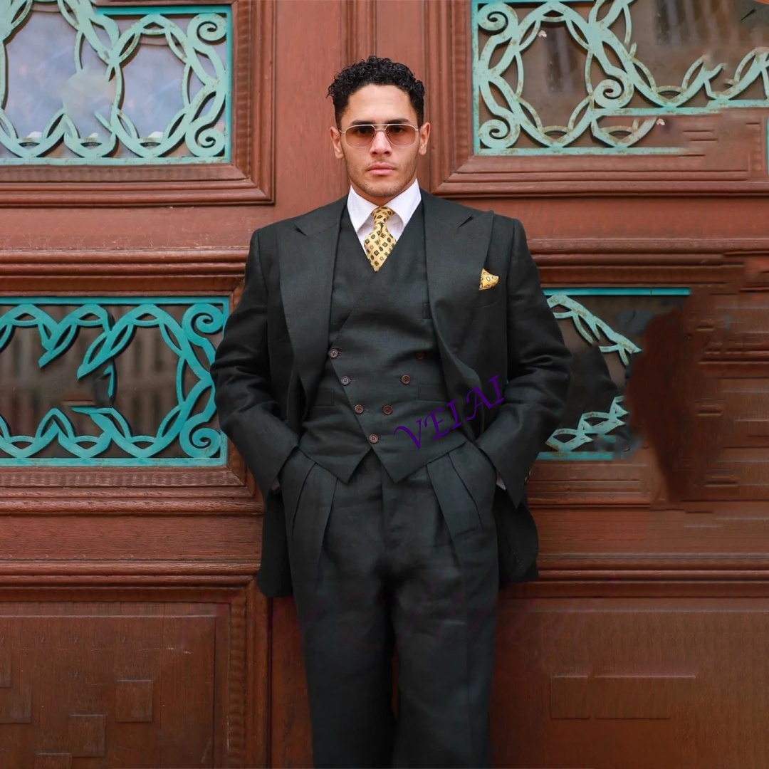 Customized Black Slim Fit 3 Pi - огляд і ціна Men'S Formal Wear Waistcoat