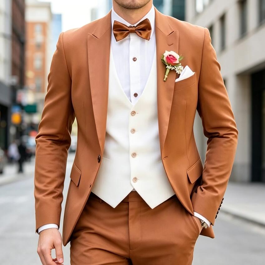 New Classic 3 Piece Men's Suit - огляд і ціна Men'S Formal Wear Waistcoat
