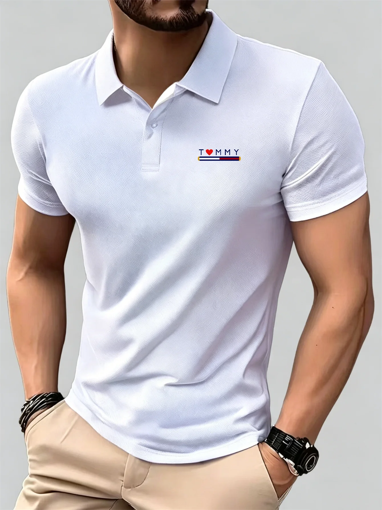 New Breathable Short Sleeve Bu - огляд і ціна Men'S Used Formal Wear