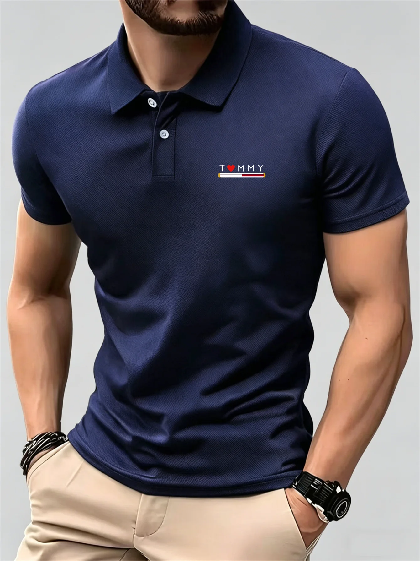 New Breathable Short Sleeve Bu - огляд і ціна Men'S Used Formal Wear