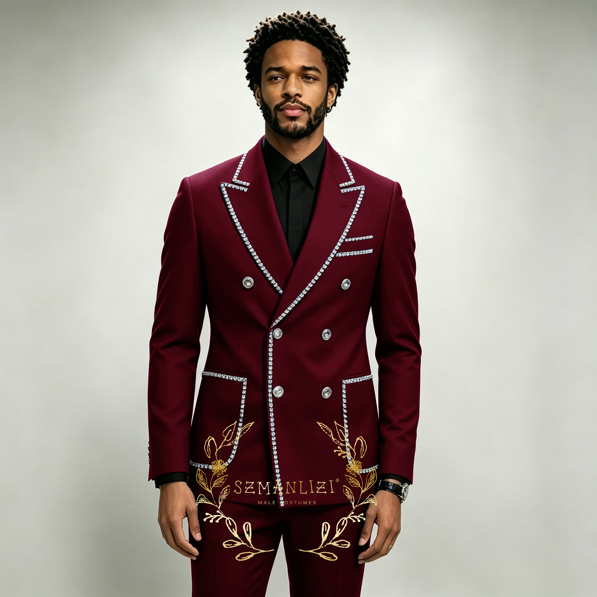 Luxury Men's Suits 2 Pieces Ro - огляд і ціна Formal Wear For Men In Wedding