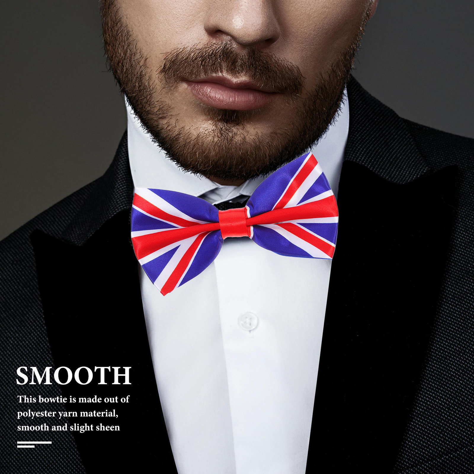Uk Flag Bow Tie for Men Patrio - огляд і ціна Men'S Formal Wear Uk
