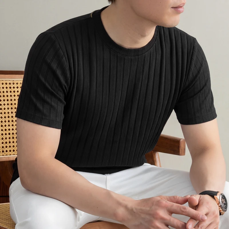 Business Casual Ribbed T Shirt - огляд і ціна Men'S Used Formal Wear