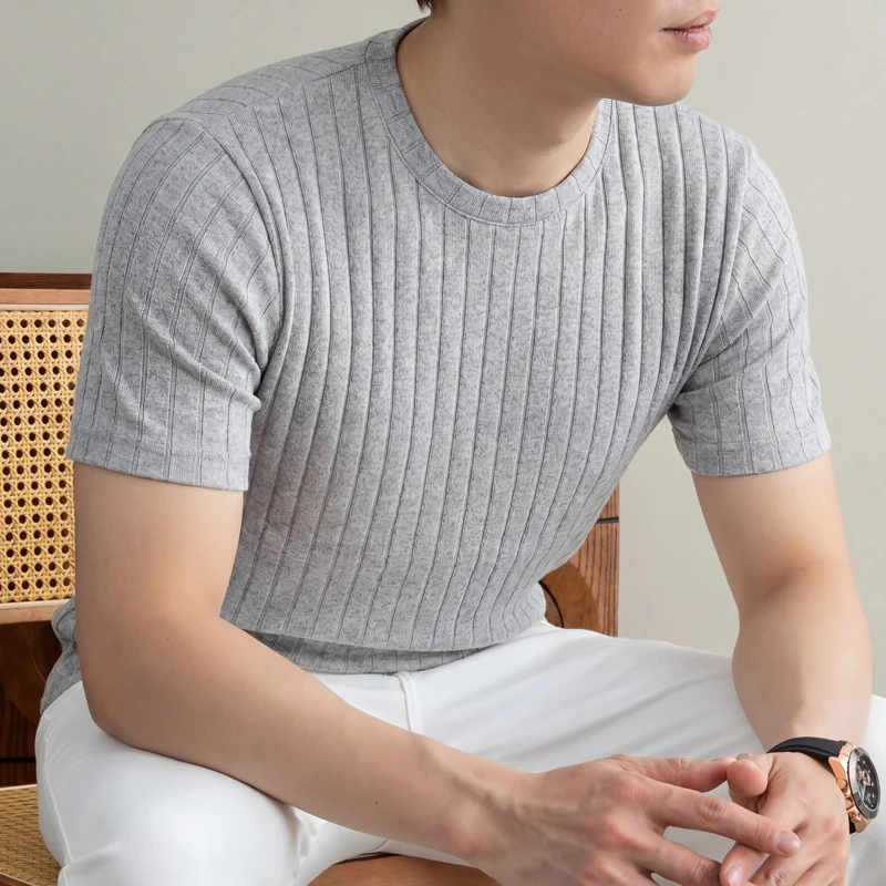 Business Casual Ribbed T Shirt - огляд і ціна Men'S Used Formal Wear