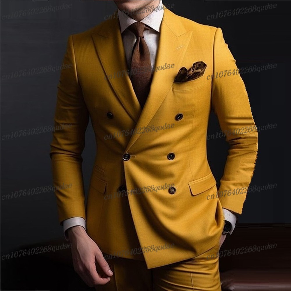 Dark Yellow Formal Occasion Me - огляд і ціна Formal Wear For Men Yellow