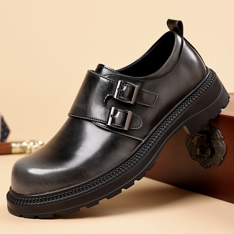 Retro Brown Men's Leather Casu - огляд і ціна High End Men'S Formal Wear