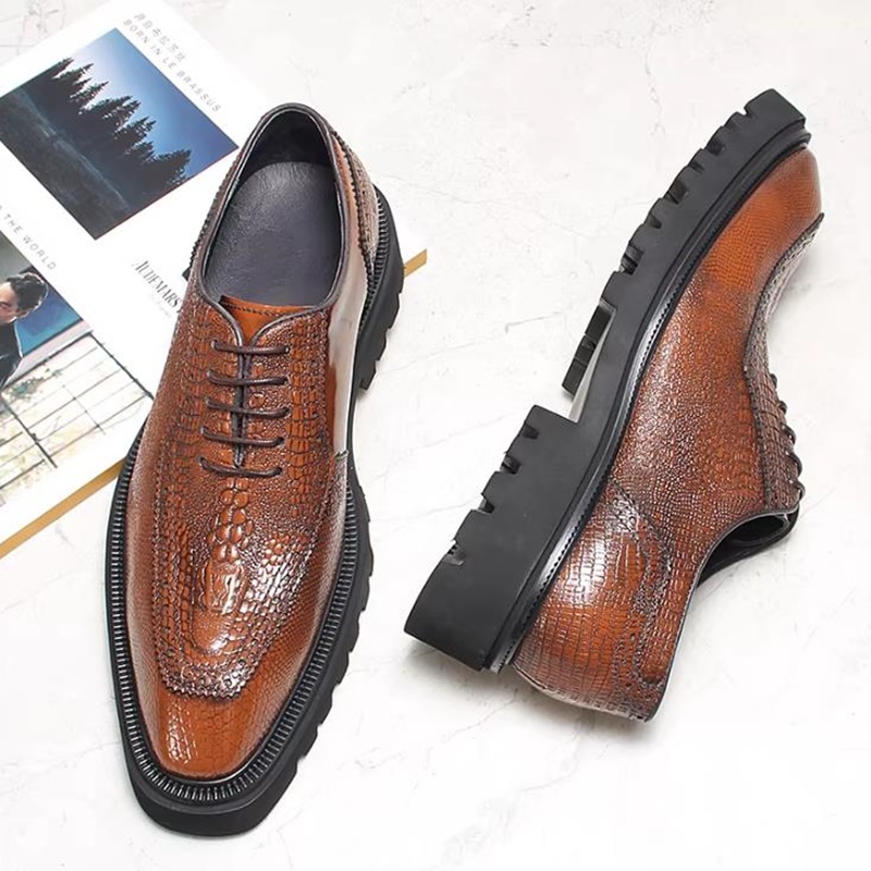High-end Crocodile-pattern Lea - огляд і ціна High End Men'S Formal Wear