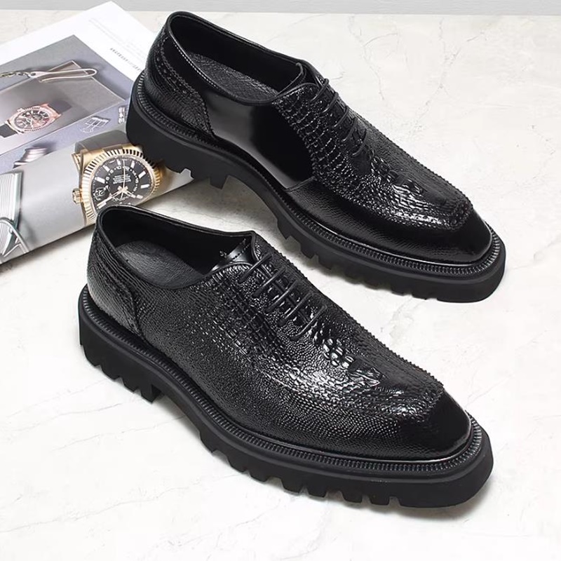 High-end Crocodile-pattern Lea - огляд і ціна High End Men'S Formal Wear