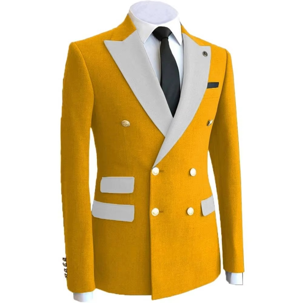 Yellow Business Groom Wear Hom - огляд і ціна Formal Wear For Men Yellow