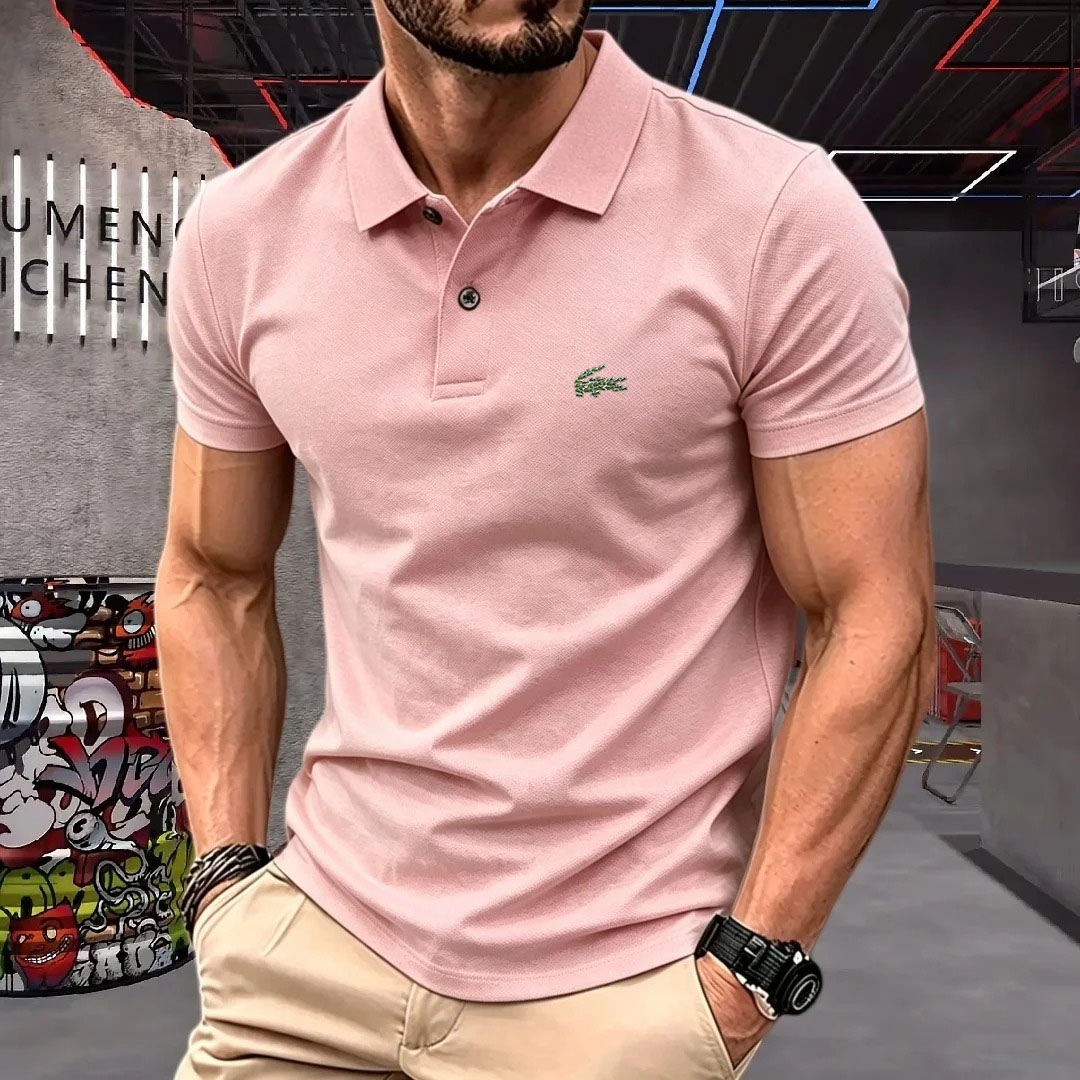 Man Short-Sleeved Polo Shirt L - огляд і ціна Men'S Used Formal Wear