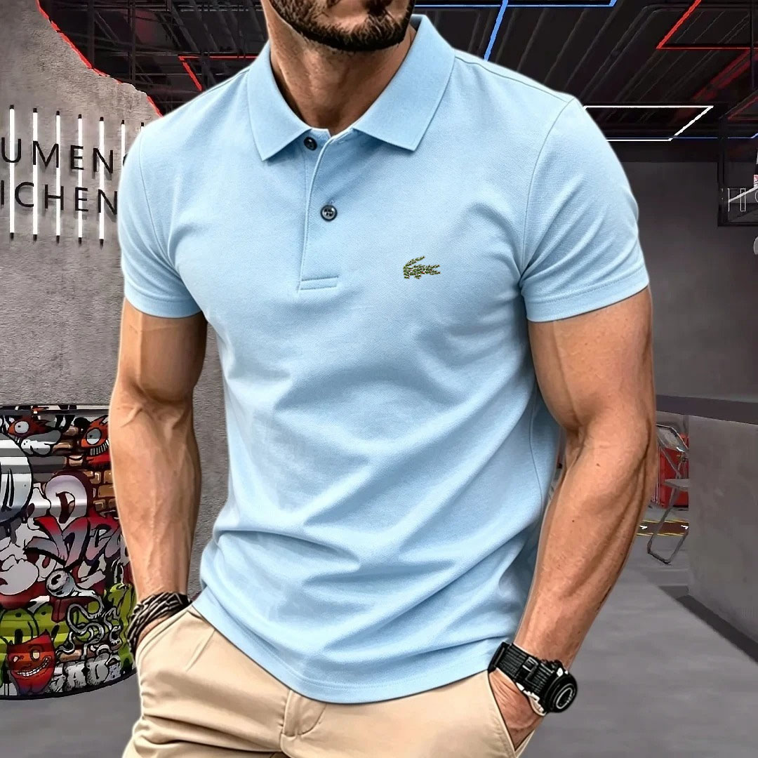 Man Short-Sleeved Polo Shirt L - огляд і ціна Men'S Used Formal Wear