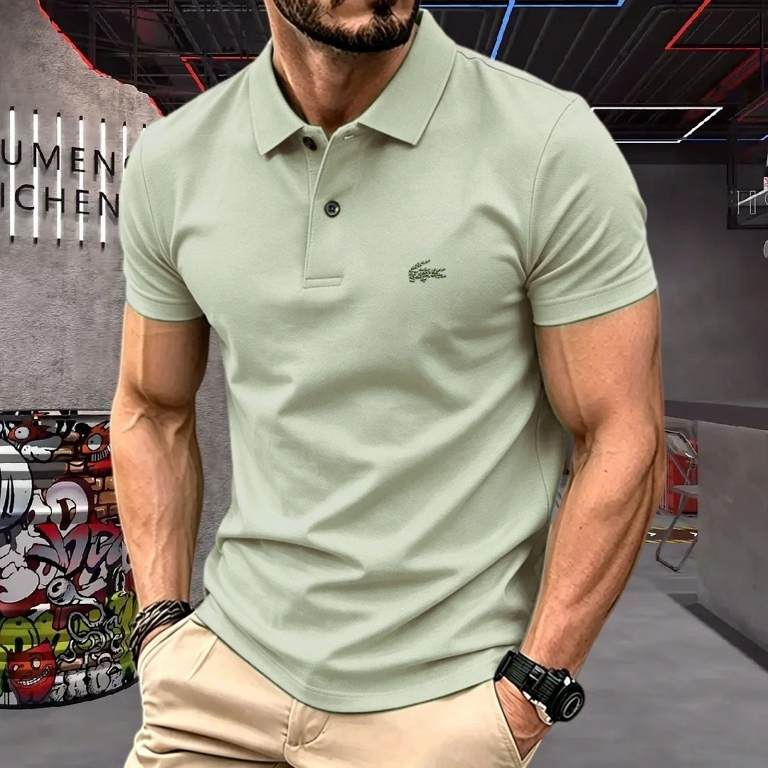Man Short-Sleeved Polo Shirt L - огляд і ціна Men'S Used Formal Wear
