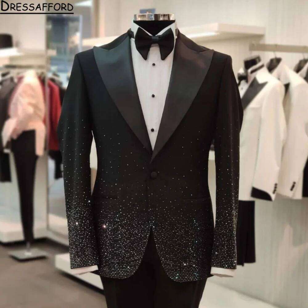 2025 Men Suit Sets Formal Banq - огляд і ціна Men Formal Wear 2025