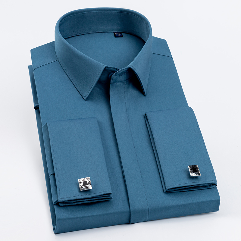 Men's French Cufflinks Shirt,  - огляд і ціна High End Men'S Formal Wear