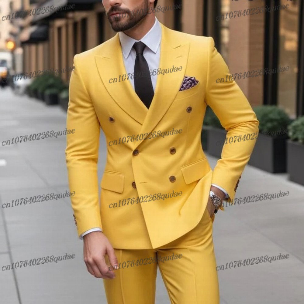 Yellow Formal Occasion Men Sui - огляд і ціна Formal Wear For Men Yellow