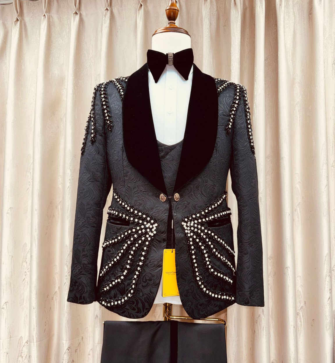 Gorgeous Crystal Tassel Men Su - огляд і ціна Men'S Formal Wear Waistcoat