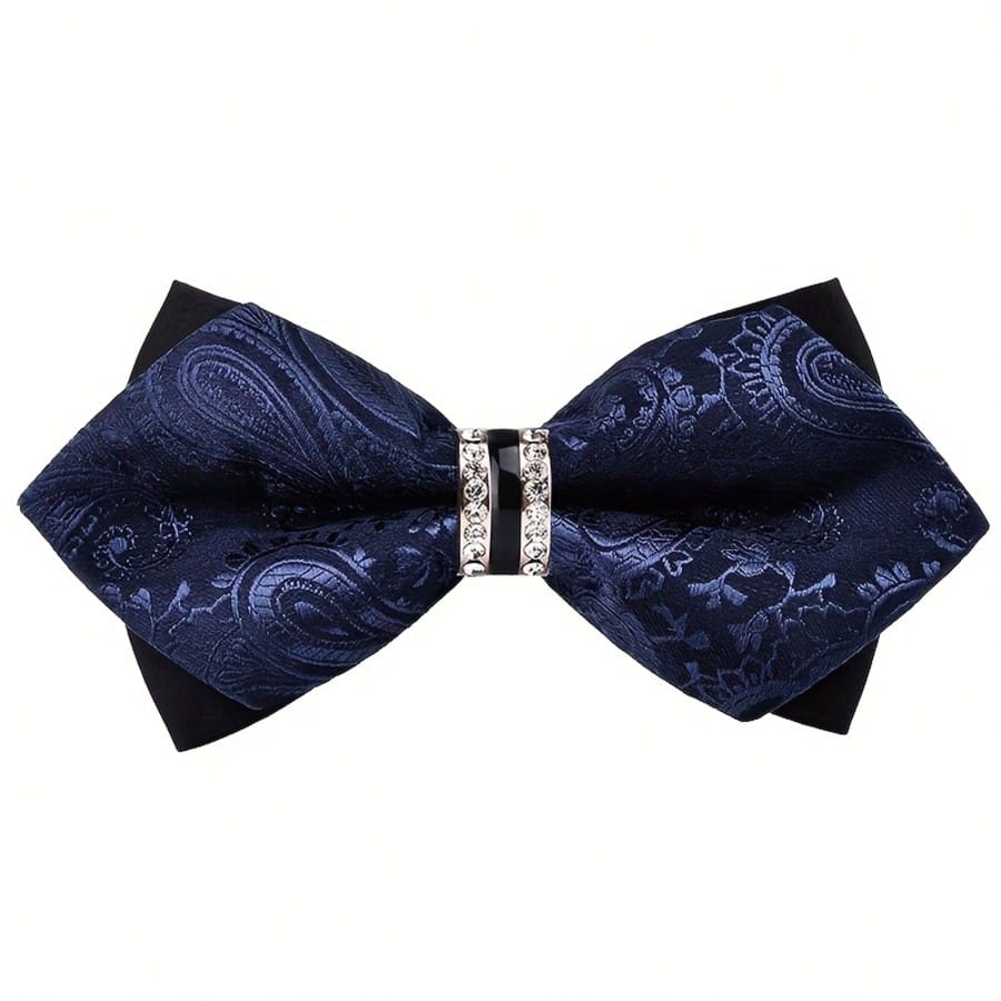 Men's Jacquard Satin Bow Tie w - огляд і ціна Formal Wear For Men Yellow