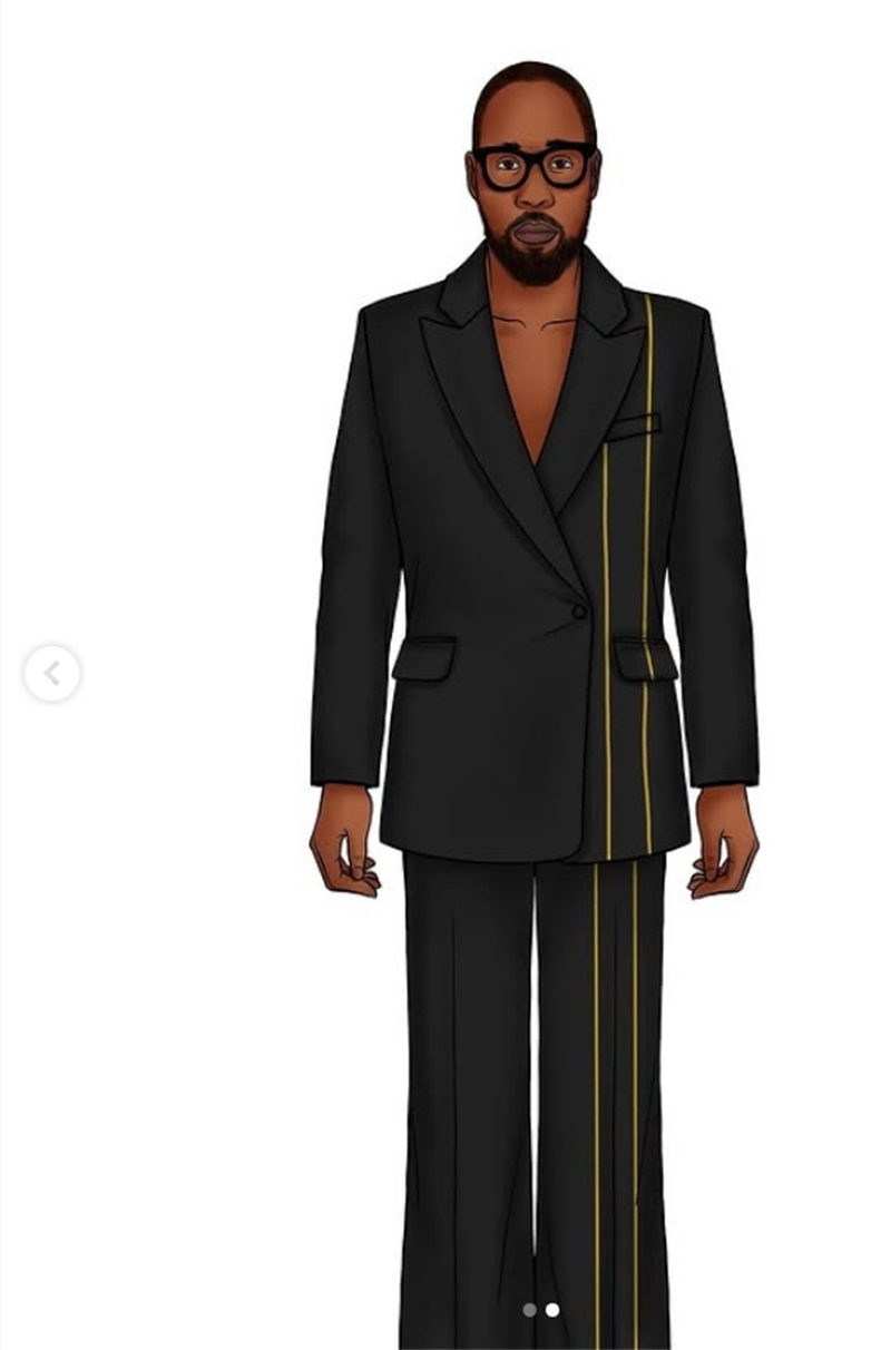 Black Men Suit Set 2 Piece Bla - огляд і ціна Formal Wear For Men Yellow