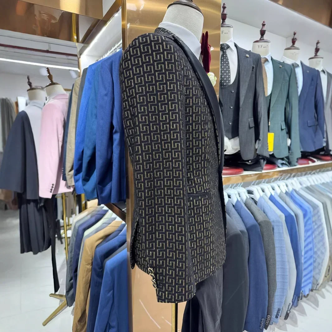 Plaid Prom Suits For Men Slim  - огляд і ціна Men Formal Wear 2025