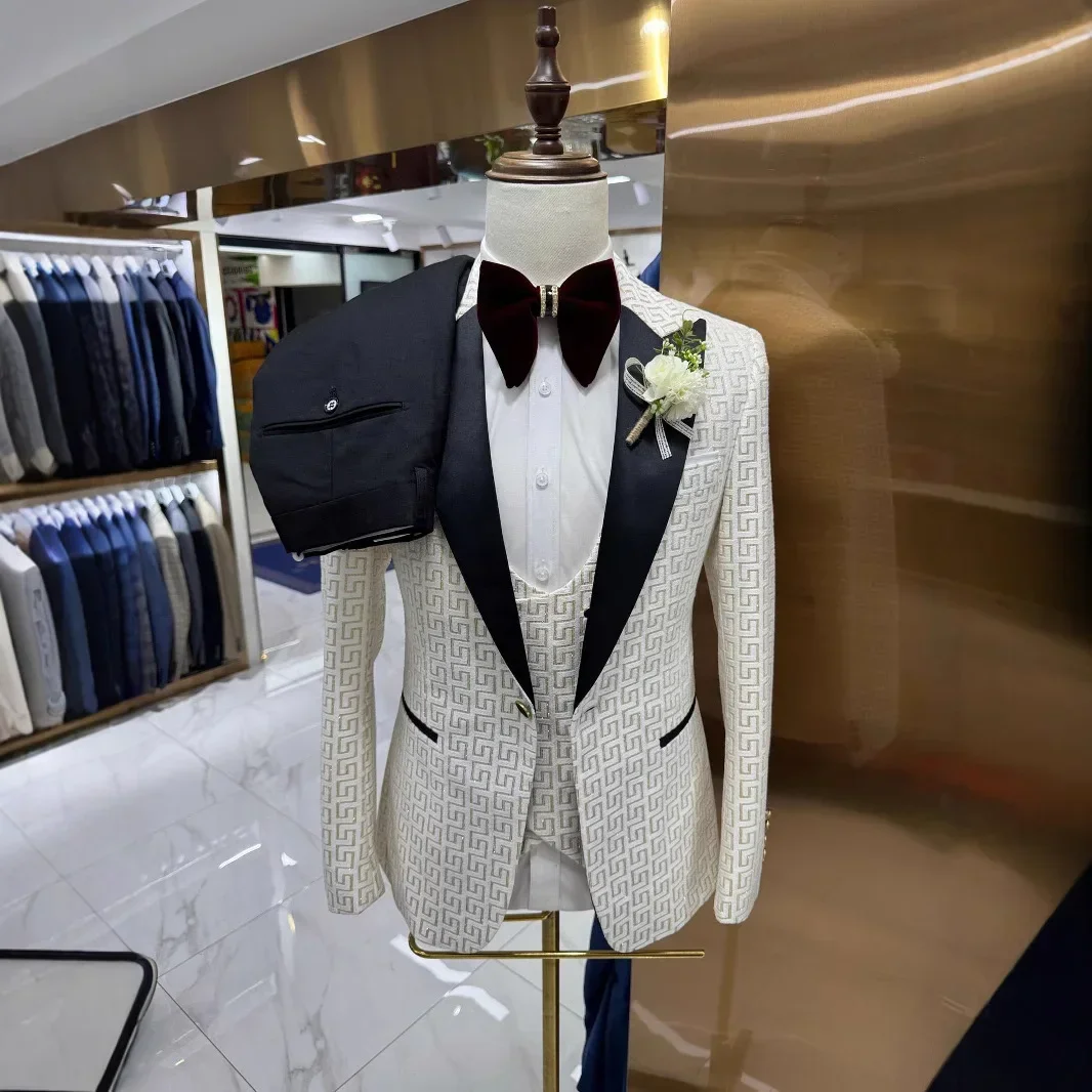 Plaid Prom Suits For Men Slim  - огляд і ціна Men Formal Wear 2025