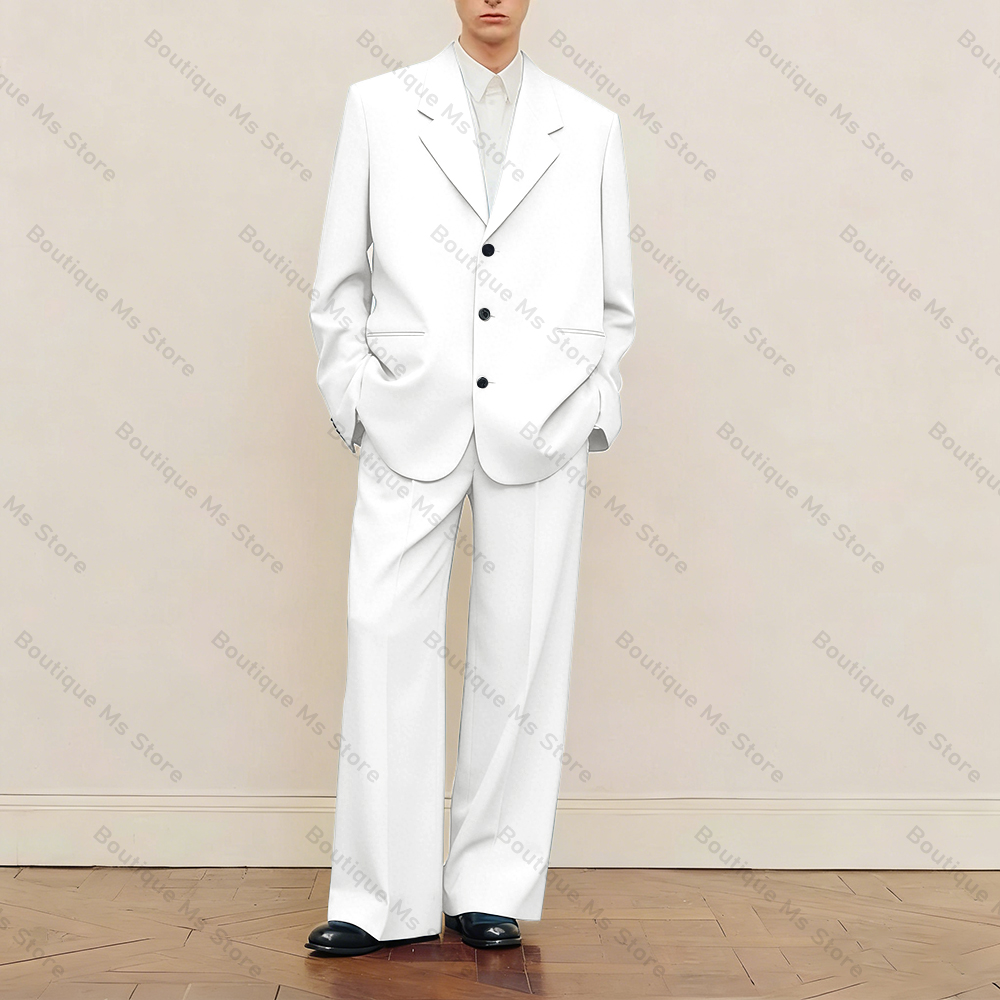 Men's Black Oversized Suit Set - огляд і ціна Formal Men Party Wear Jacket