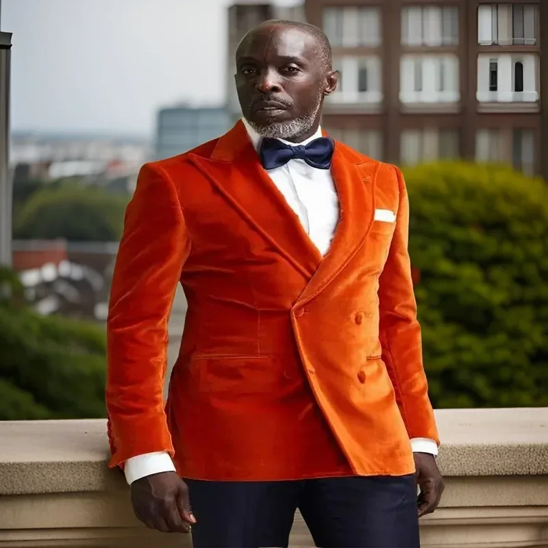 Velvet Formal Men Suits Double - огляд і ціна Men Formal Wear 2025