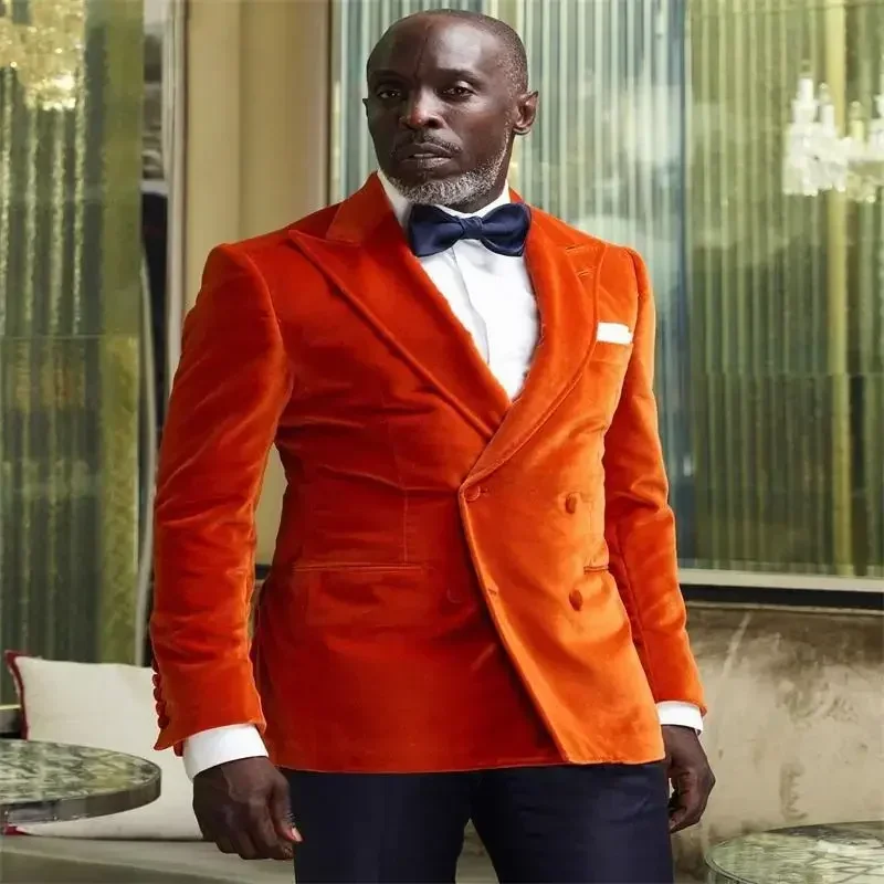 Velvet Formal Men Suits Double - огляд і ціна Men Formal Wear 2025