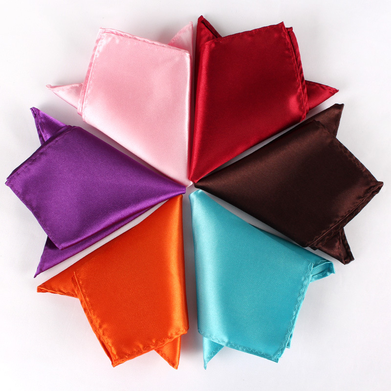 22CM Solid Color Pocket Squre  - огляд і ціна Men Formal Wear Set